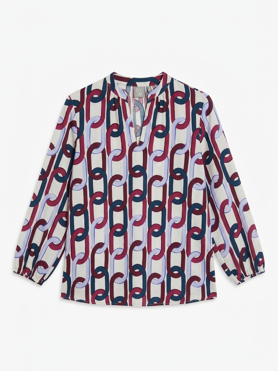 Rabe blouse met v hals