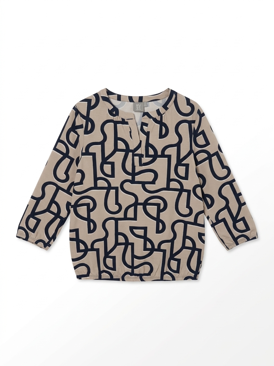 Rabe shirt met elastieke boord