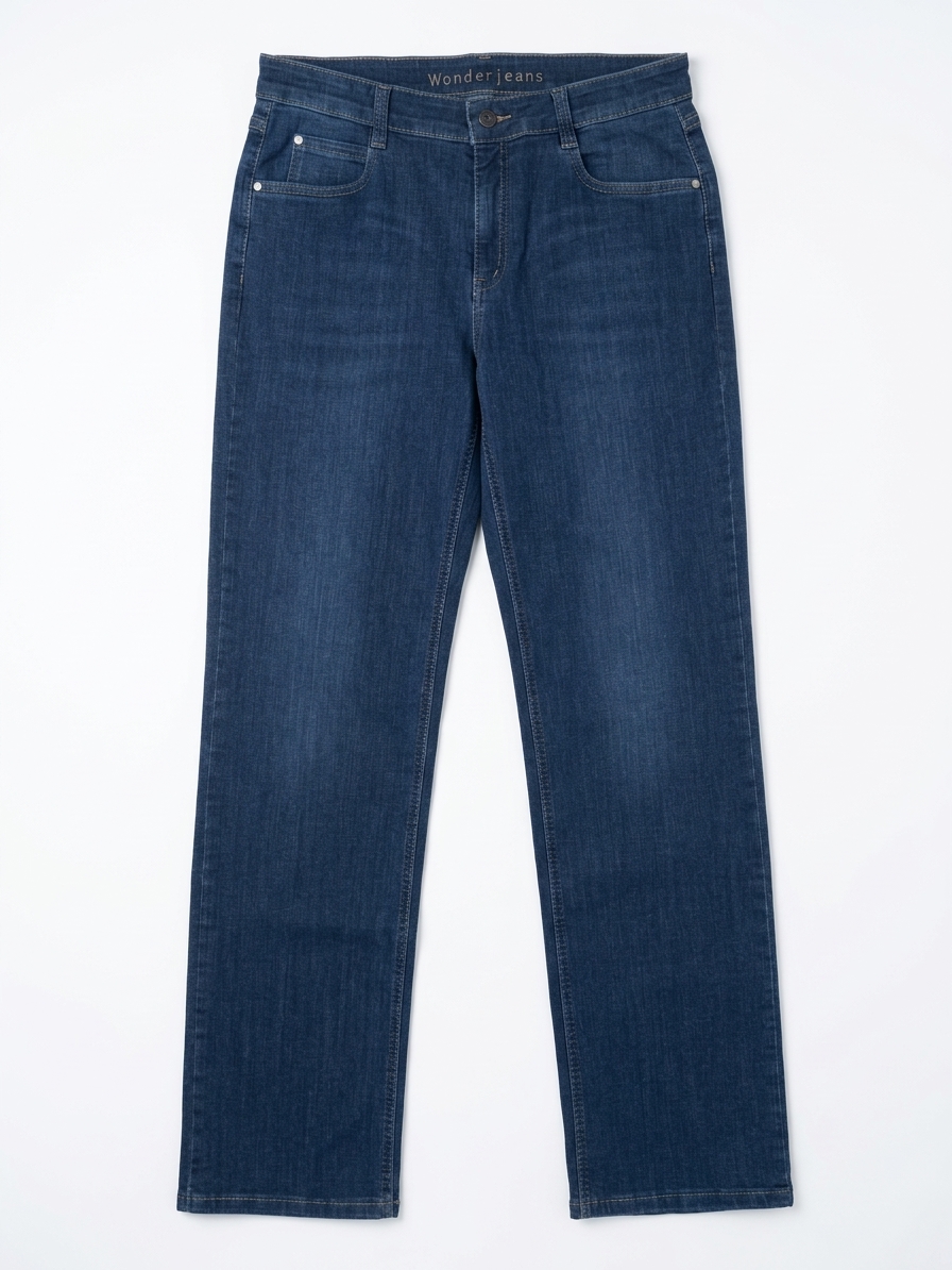 Wonderjeans relaxed straight blue stone